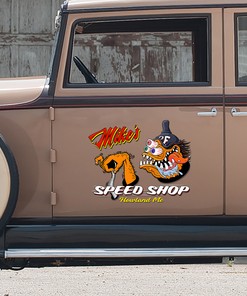 Alternative view of Make A Statement With Personalized Hot Rod Monster - Car Door Stickers
