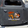 Make A Statement With Personalized Hot Rod Monster - Car Door Stickers
