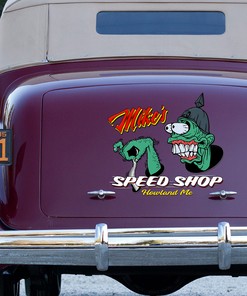 Alternative view of Express Your Style With Personalized Hot Rod Monster - Car Door Decals