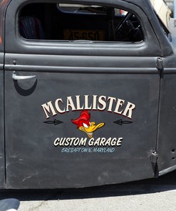 Alternative view of Enhance Your Vehicle's Appearance With Mr. Horsepower Car Door Decals - Custom Design