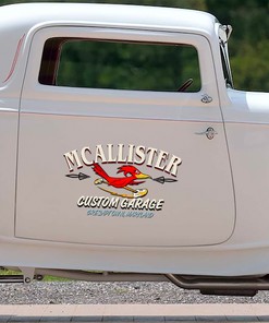Alternative view of Customize Your Hot Rod With Mr. Horsepower Decals For Cars - Hot Rod Graphics