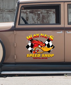 Alternative view of Customize Your Style - Mr. Horsepower Speed Shop Decals And Large Car Decals Custom