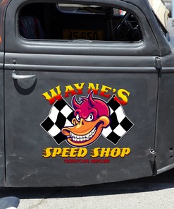 Alternative view of Custom Mr. Horsepower Car Door Decals And Stickers - Enhance Your Car's Look