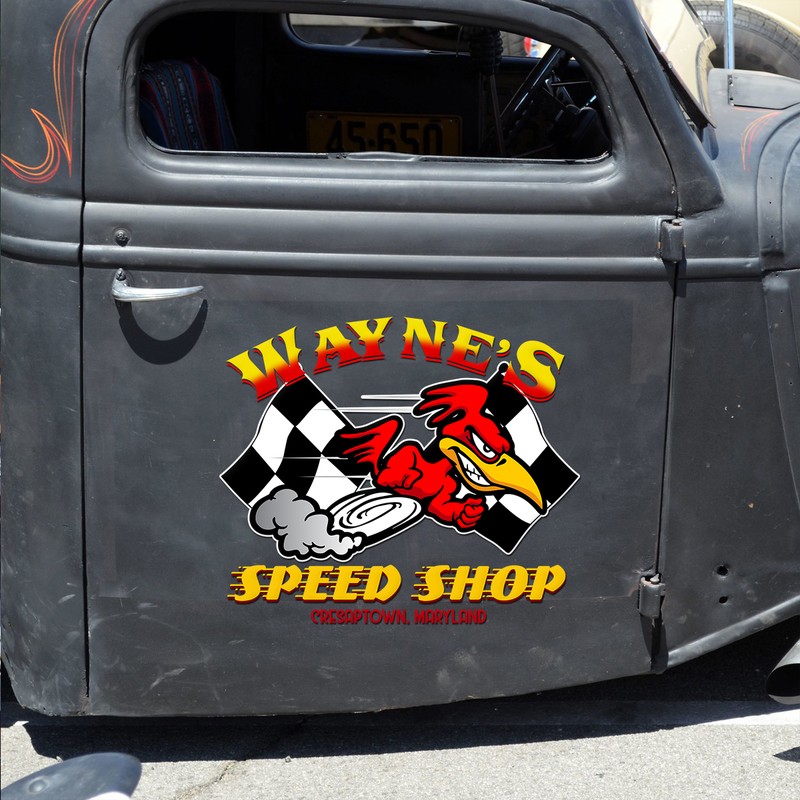 Stand Out With Personalized Mr. Horsepower Hot Rod Garage - Large Hot ...