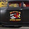 Stand Out With Personalized Mr. Horsepower Hot Rod Garage - Large Hot Rod Decals