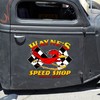 Personalized Hot Rod Garage - Mr. Horsepower Sticker For Unique Style
