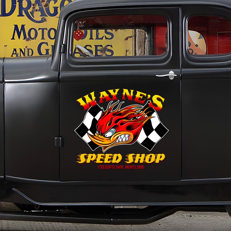 Customize Your Vehicle With Mr. Horsepower Speed Shop - Large Vinyl ...