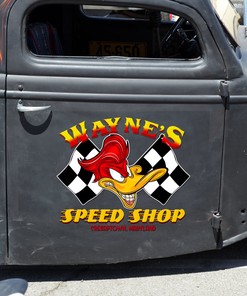 Alternative view of Upgrade Your Ride With Mr. Horsepower Decal - Hot Rod Car Decals