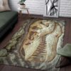 Dinosaur Fossil Head Rug - Dinosaur Rug For Living Room, Bed Room
