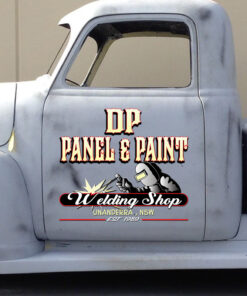 Personalized Panel And Paint Welding Shop Decal 2
