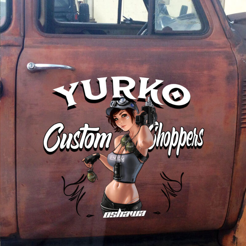 Personalized Yurko Custom Choppers Decal - Dingmun