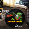 Hot Rod Ratfink Speed Shop Round Floor Mats
