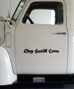 Clay Smith Cams Text Decal