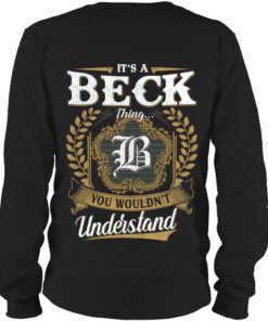 It's BECK Thing You Wouldn't Understand D91