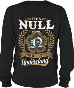 It's NULL Thing You Wouldn't Understand D91