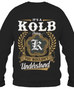 It's KOLB Thing You Wouldn't Understand D91
