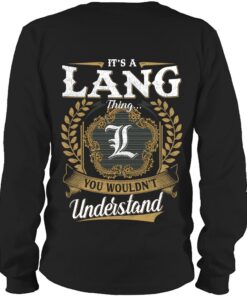 It's LANG Thing You Wouldn't Understand D91