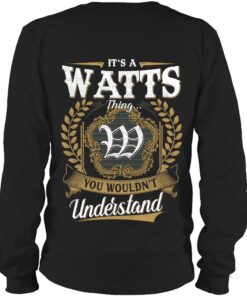 It's WATTS Thing You Wouldn't Understand D91