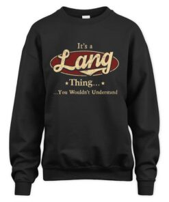 It's LANG Thing You Wouldn't Understand D1