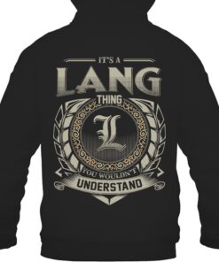 It's LANG Thing You Wouldn't Understand D8