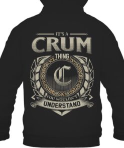 It's CRUM Thing You Wouldn't Understand D8