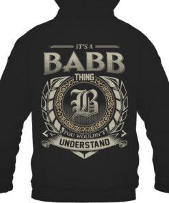 It's BABB Thing You Wouldn't Understand D8