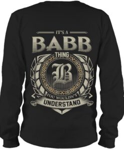 It's BABB Thing You Wouldn't Understand D8