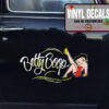 2 Pcs Betty Boop Hot Rod Garage Vinyl Sticker 09996