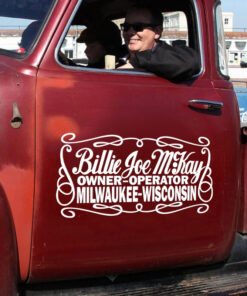 2 Pcs Bj And The Bear Old School Trucker Set 02 Vinyl Stickers 09740