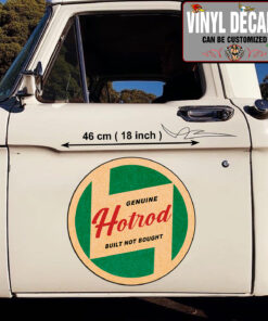 2 Pcs Hot Rod Built Not Bought Set 02 Vinyl Stickers 09896