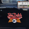 2 Pcs Hot Rod Garage Flying Eyeball Pinstriping Vinyl Sticker 09884