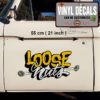 2 Pcs Hot Rod Garage Loose Nuts Vinyl Sticker 09907
