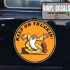 2 Pcs Keep On Truckin! Car Truck Hot Rod Rat Rod Set 02 Vinyl Stickers 09901