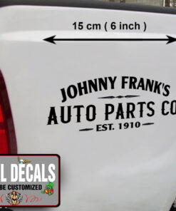 2 Pcs Personalized Auto Parts Hot Rod Garage Rat Rod Kustom Kulture Vinyl Sticker 09976