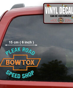 2 Pcs Personalized Chevry Hot Rod Vinyl Sticker 10252