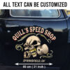 2 Pcs Personalized Hot Rod Bare Bones Set 02 Vinyl Stickers 09811