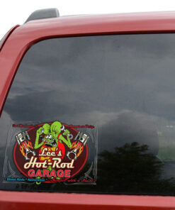 2 Pcs Personalized Hot Rod Rat Fink Set 02 Vinyl Stickers 08258