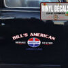 2 Pcs Personalized Hot Rod American Hot Rod Garage Vinyl Sticker 09968