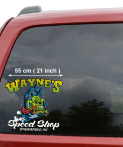 2 Pcs Personalized Hot Rod Garage Door Art Rat Rod Garage Kustom Kulture Set 02 Vinyl Stickers 09805