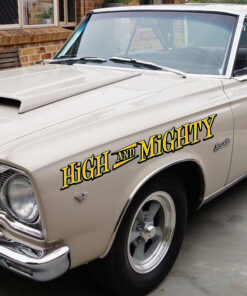 2 Pcs Personalized Hot Rod Garage Hood Cover Headlight Decor Vinyl Sticker 10007