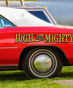 2 Pcs Personalized Hot Rod Garage Hood Cover Headlight Decor Vinyl Sticker 10007