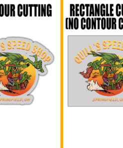 2 Pcs Personalized Hot Rod Garage Kustom Kulture Speed Shop Set 02 Vinyl Stickers 09854