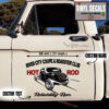 2 Pcs Personalized Hot Rod Garage Kustom Kulture Vinyl Sticker 09881