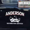 2 Pcs Personalized Hot Rod Garage Moonshine Distribution Service Vinyl Sticker 10100