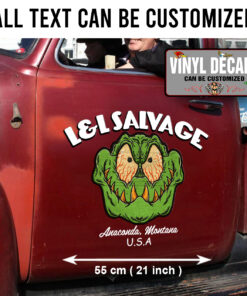 2 Pcs Personalized Hot Rod Garage Pinstriping Lowbrow Art Vintage Garage Vinyl Sticker 09930