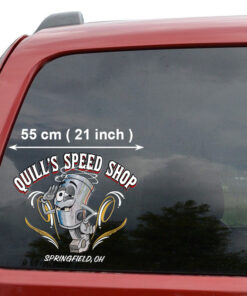 2 Pcs Personalized Hot Rod Garage Piston Kustom Kulture Pinstripe Set 02 Vinyl Stickers 09807