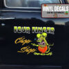 2 Pcs Personalized Hot Rod Garage Rat Fink Lowbrow Art Kustom Kulture Vinyl Sticker 10054