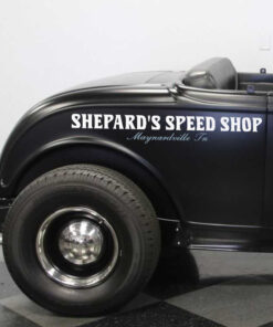 2 Pcs Personalized Hot Rod Lettering Crowl Hood Decor Vinyl Sticker 10010