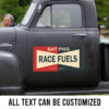 2 Pcs Personalized Hot Rod Rat Piss Race Fuels Vinyl Sticker 09694