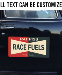 2 Pcs Personalized Hot Rod Rat Piss Race Fuels Vinyl Sticker 09694